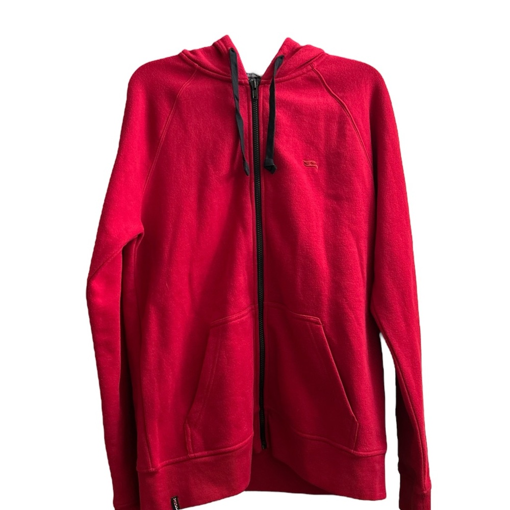 NWT Hawk Young Mens Size M Jester Red Zip-Up Hooded Jacket